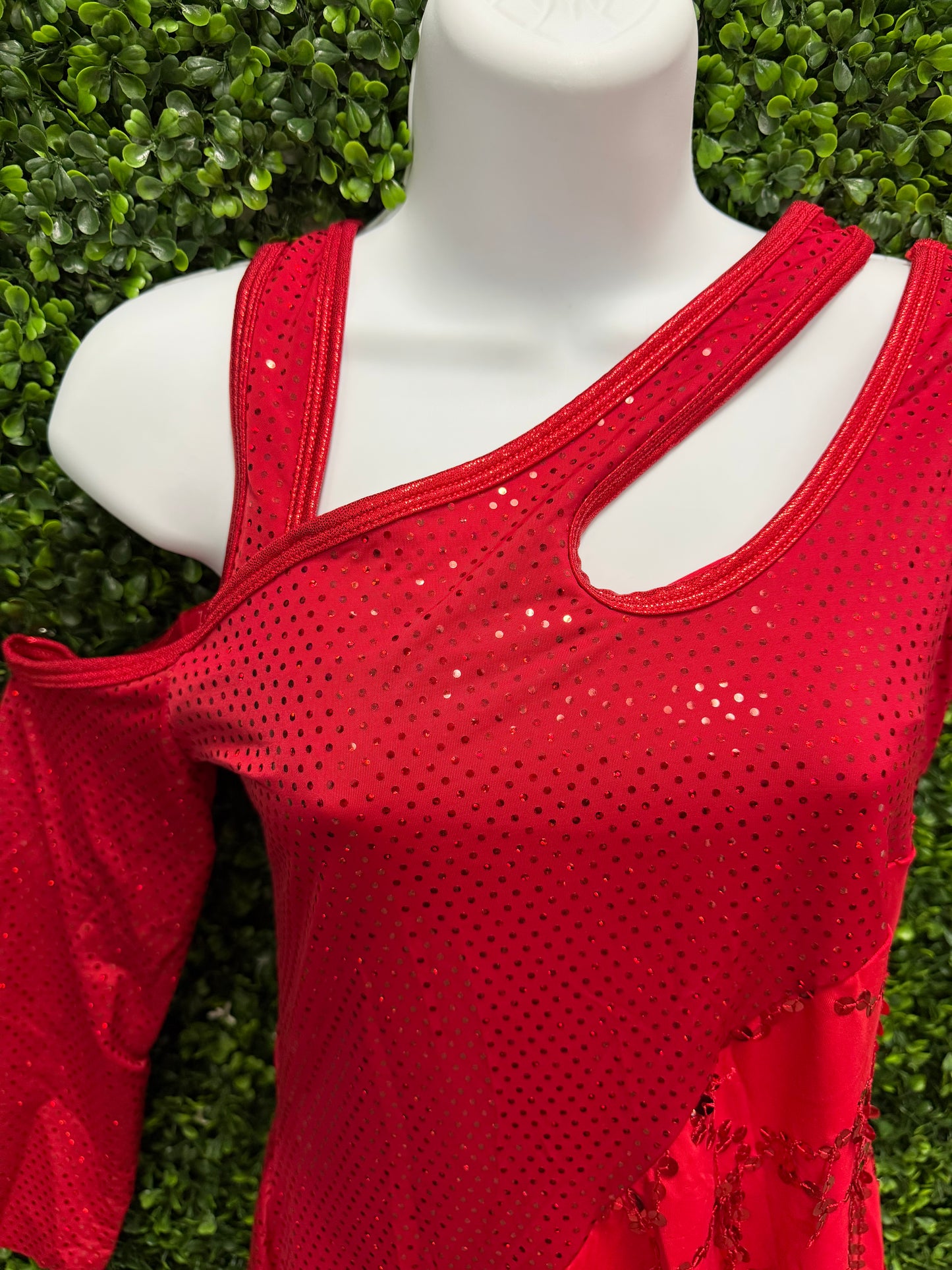 Adult Medium Red Sequin Dress