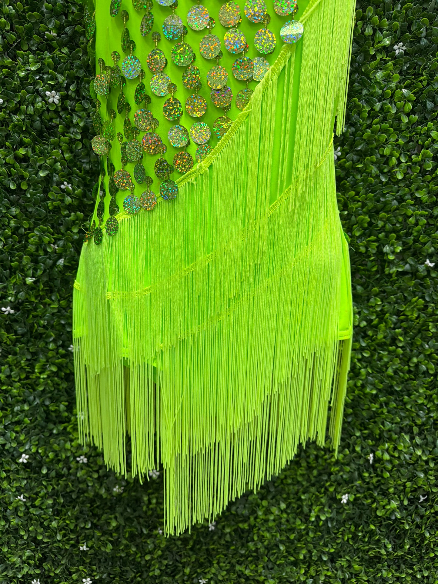 Adult Medium Green Fringe Costume