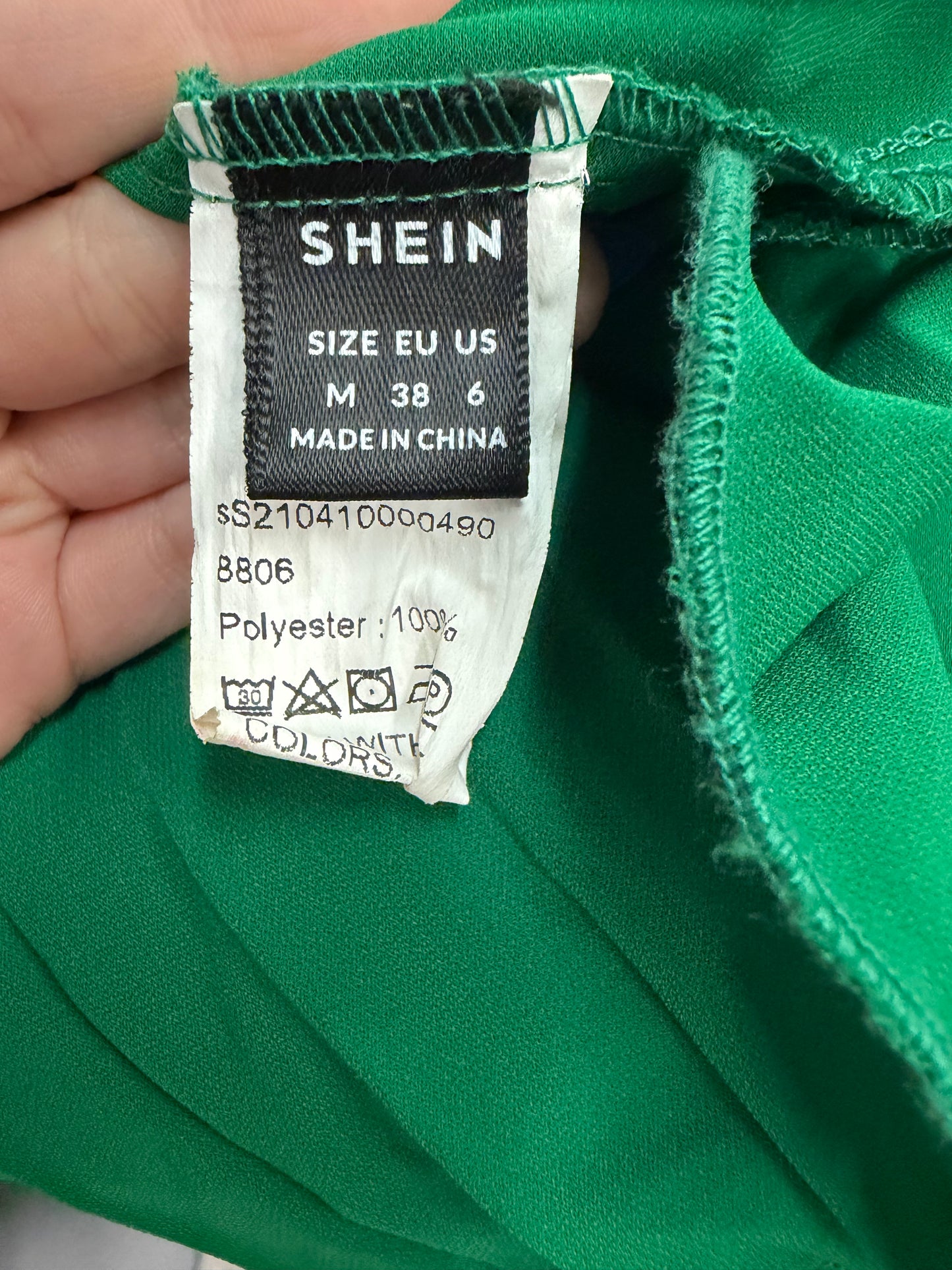 Adult Medium Green Dress