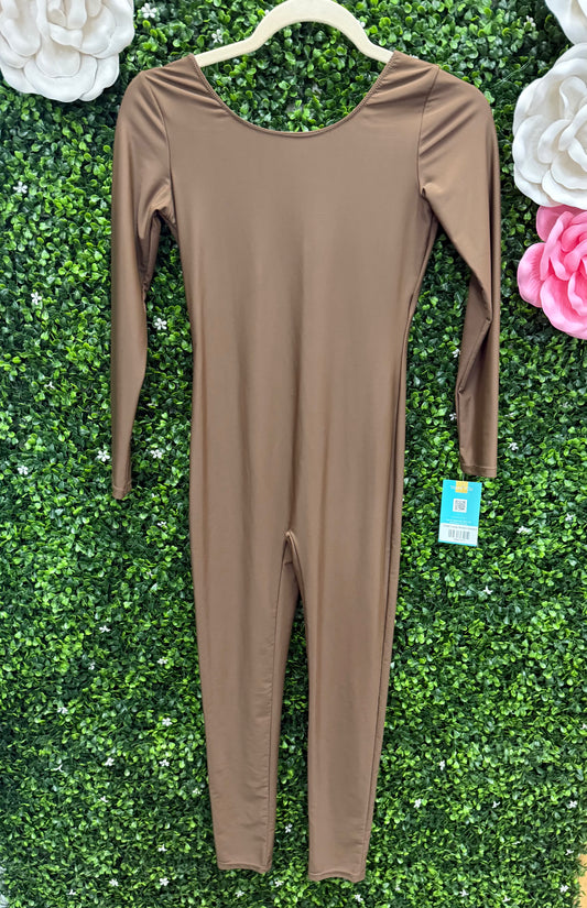 Child Large Brown Unitard