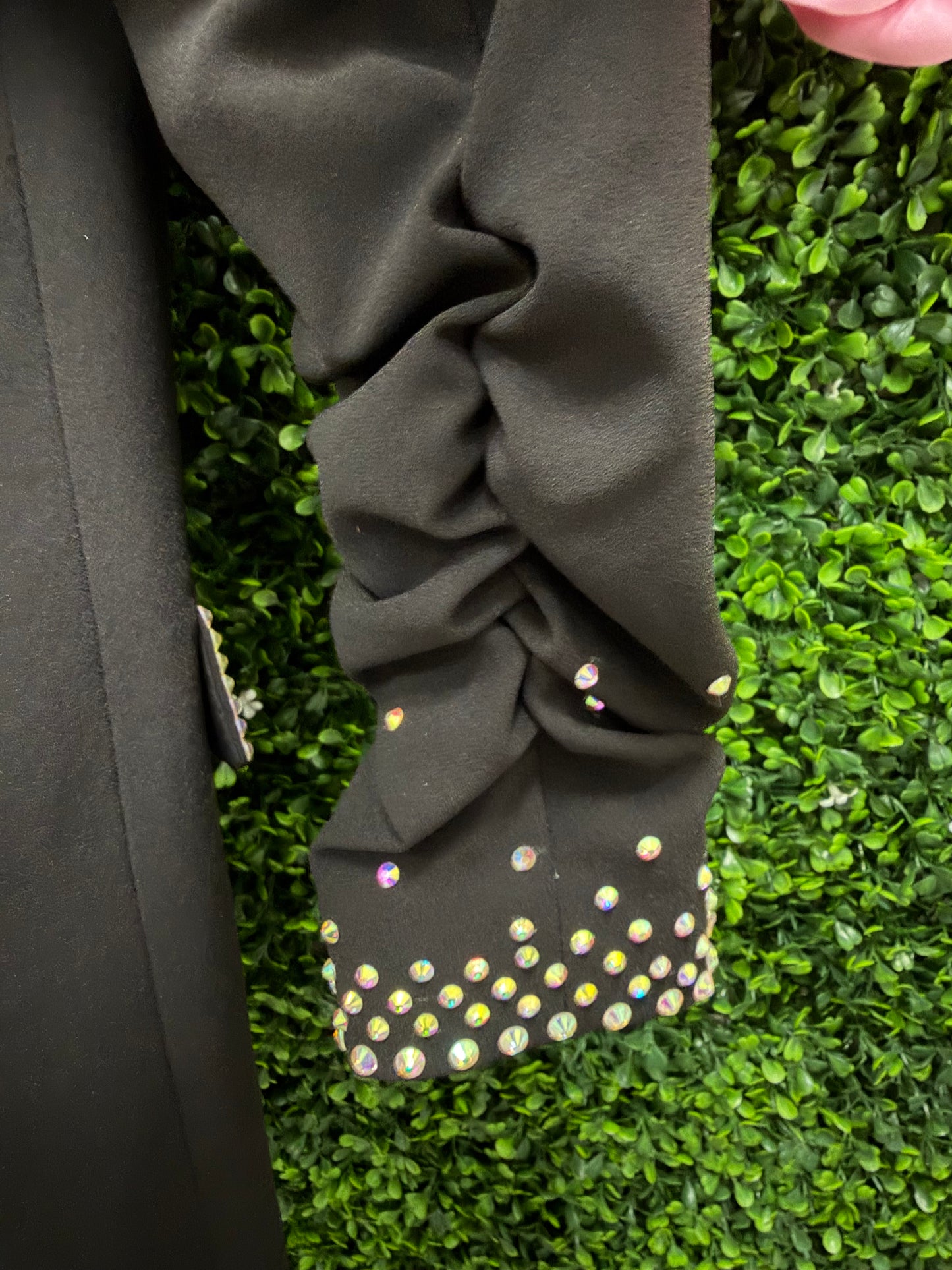 Adult Small Black Stoned Blazer