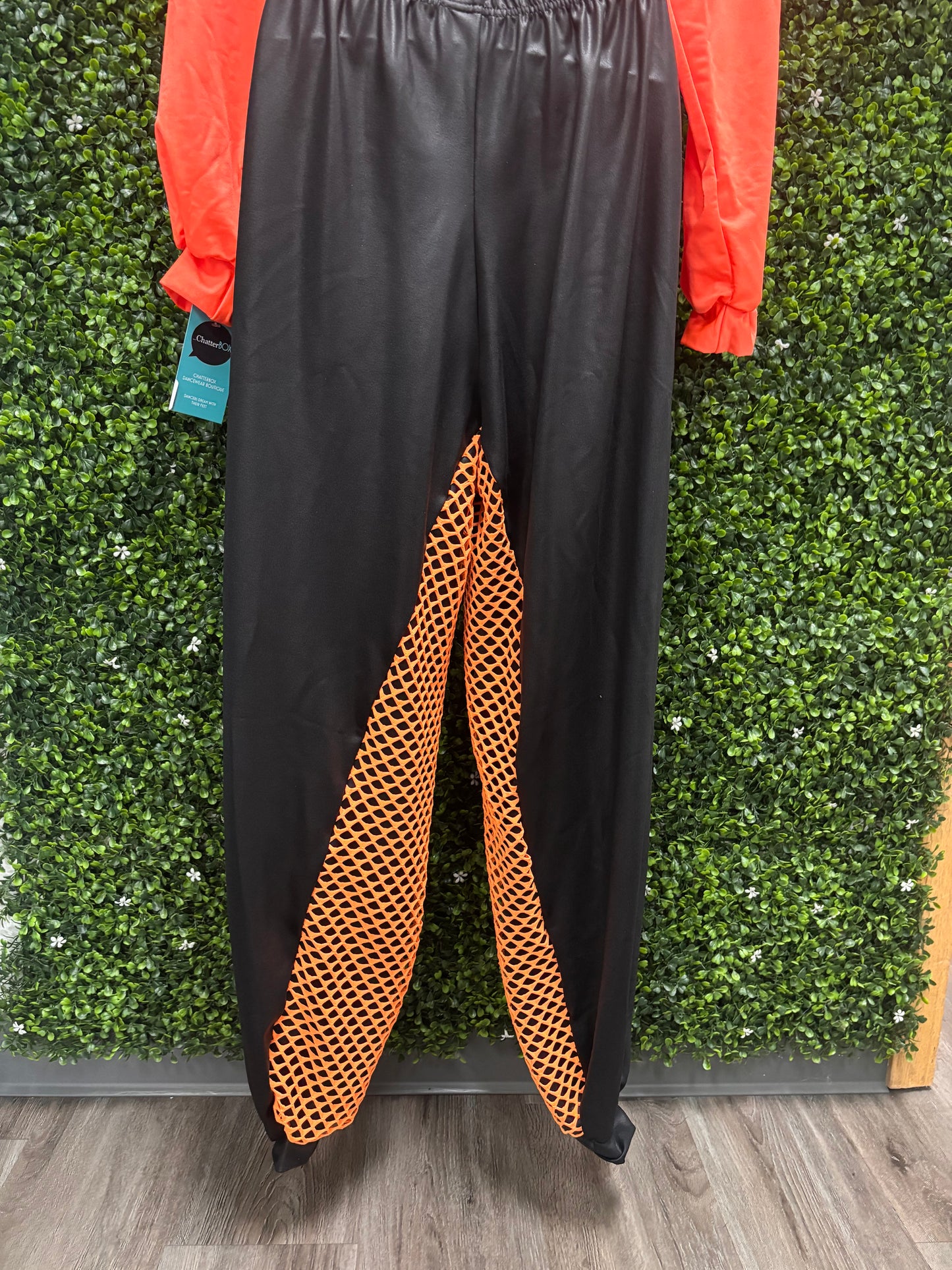 Adult Small Big Energy Orange Glow Costume