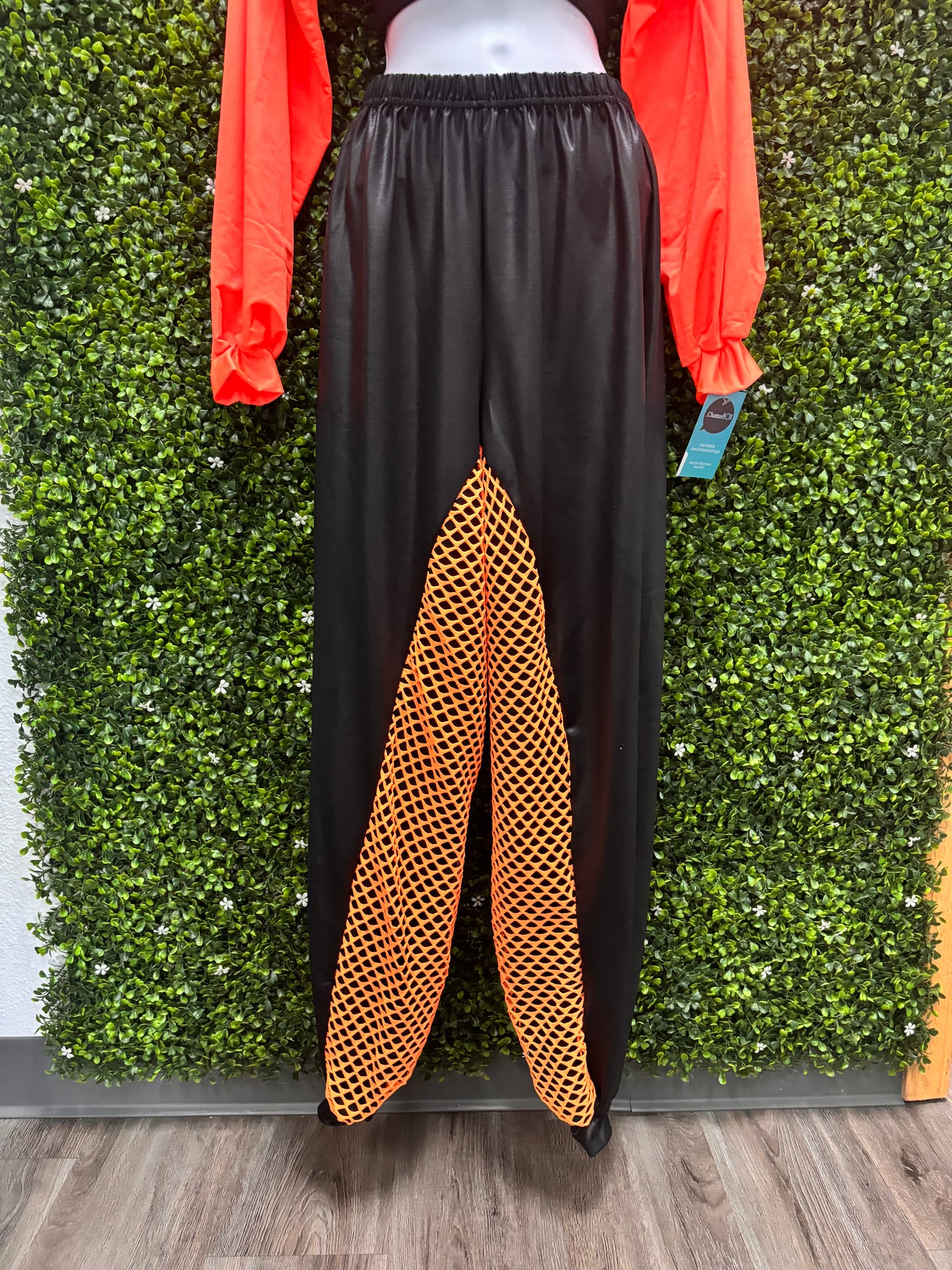 Adult Small Big Energy Orange Glow Costume