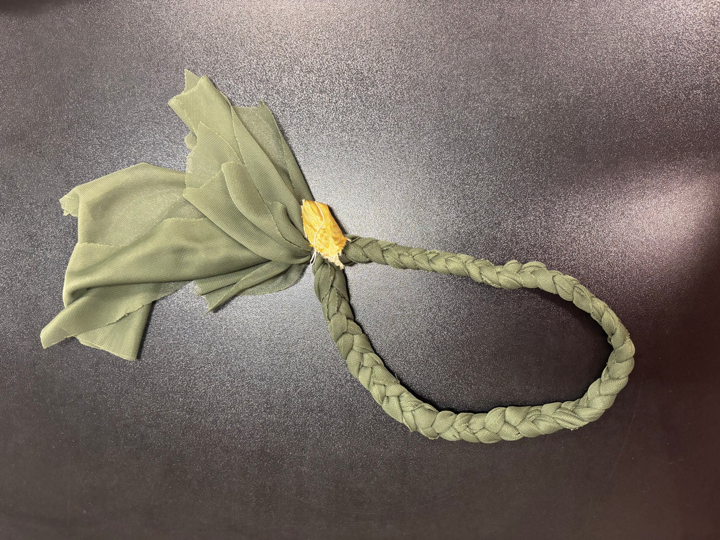 Adult Large Tan Green Leotard with Skirt
