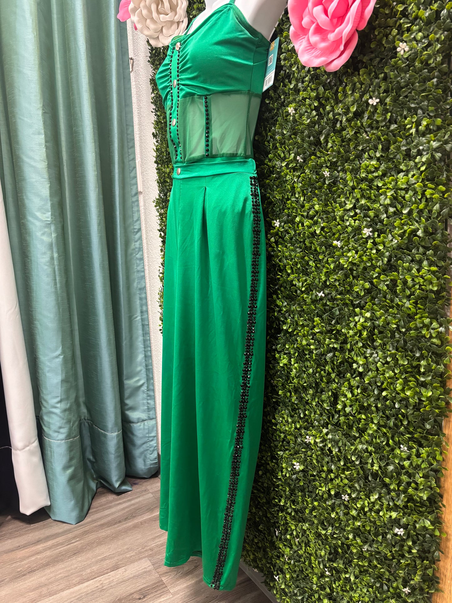 Adult Medium Green Two Piece