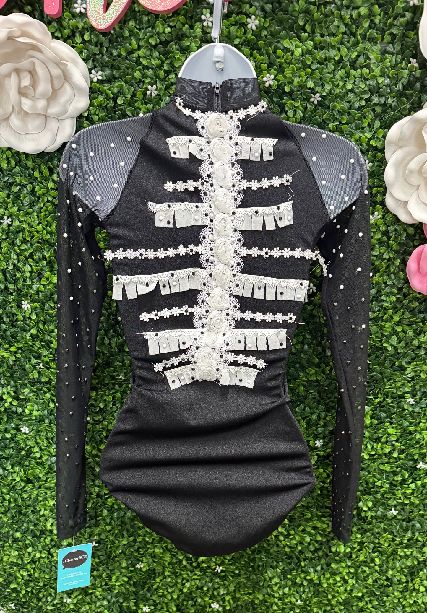 Adult X-Small Black and White Leo Costume