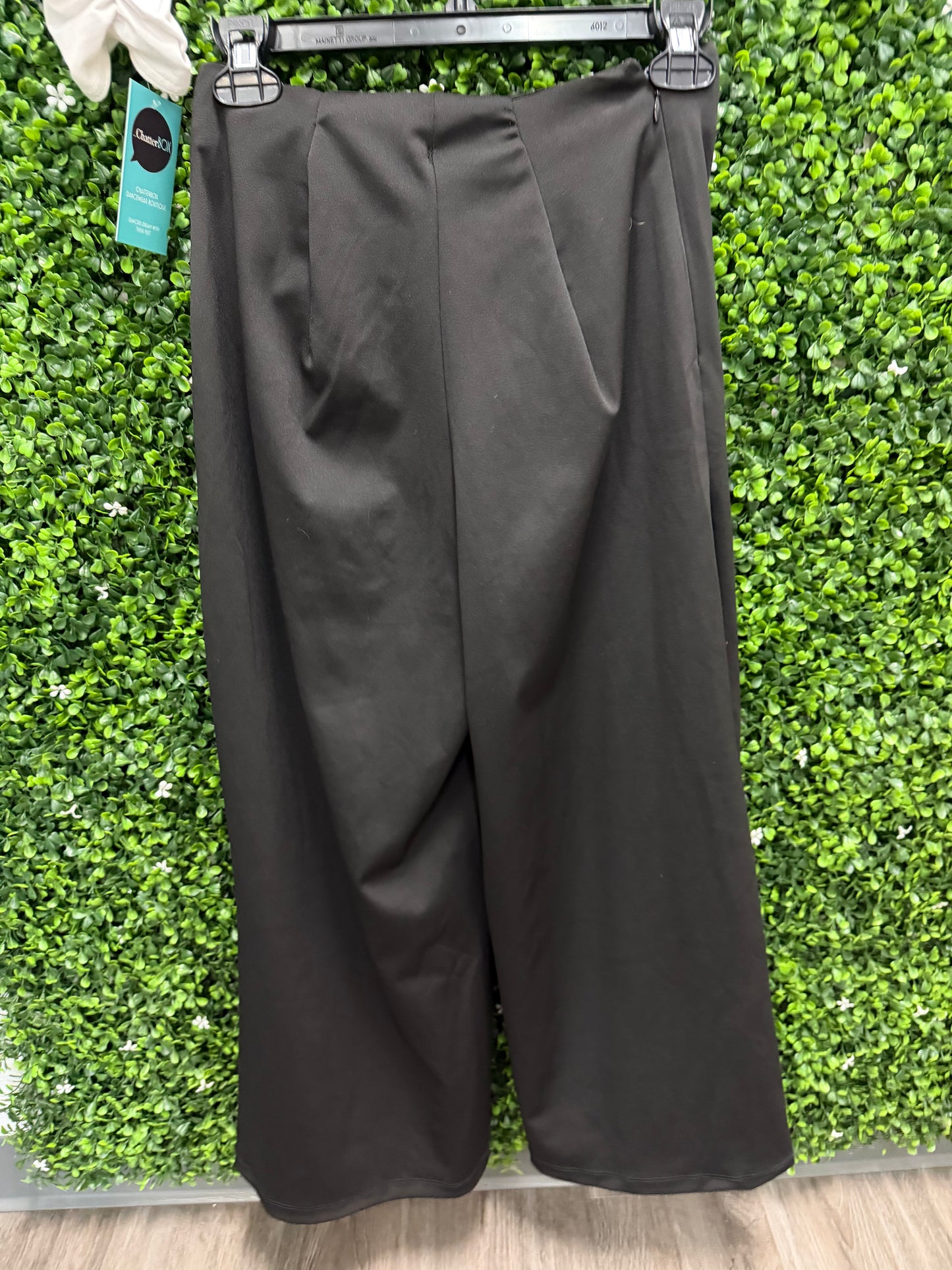 Teen White Top Black Pants with Gold Buttons