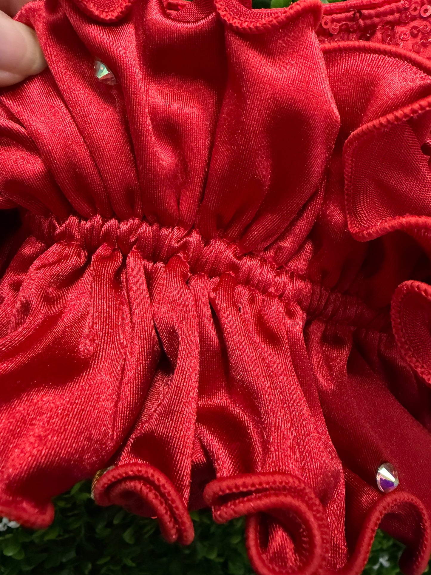 Child Medium Red Sequin Top Costume