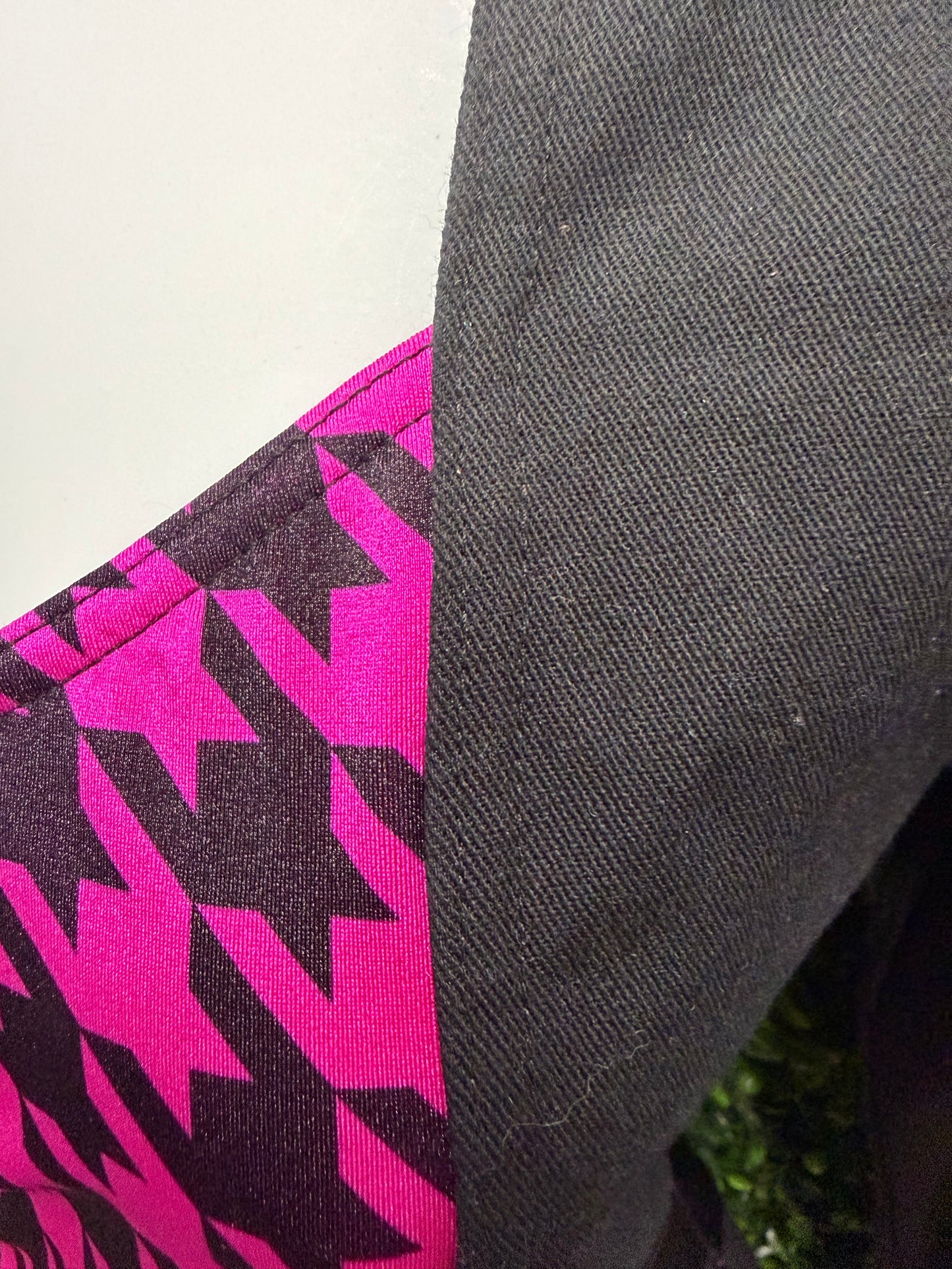 Teen Black with Pink Accent Leotard Costume