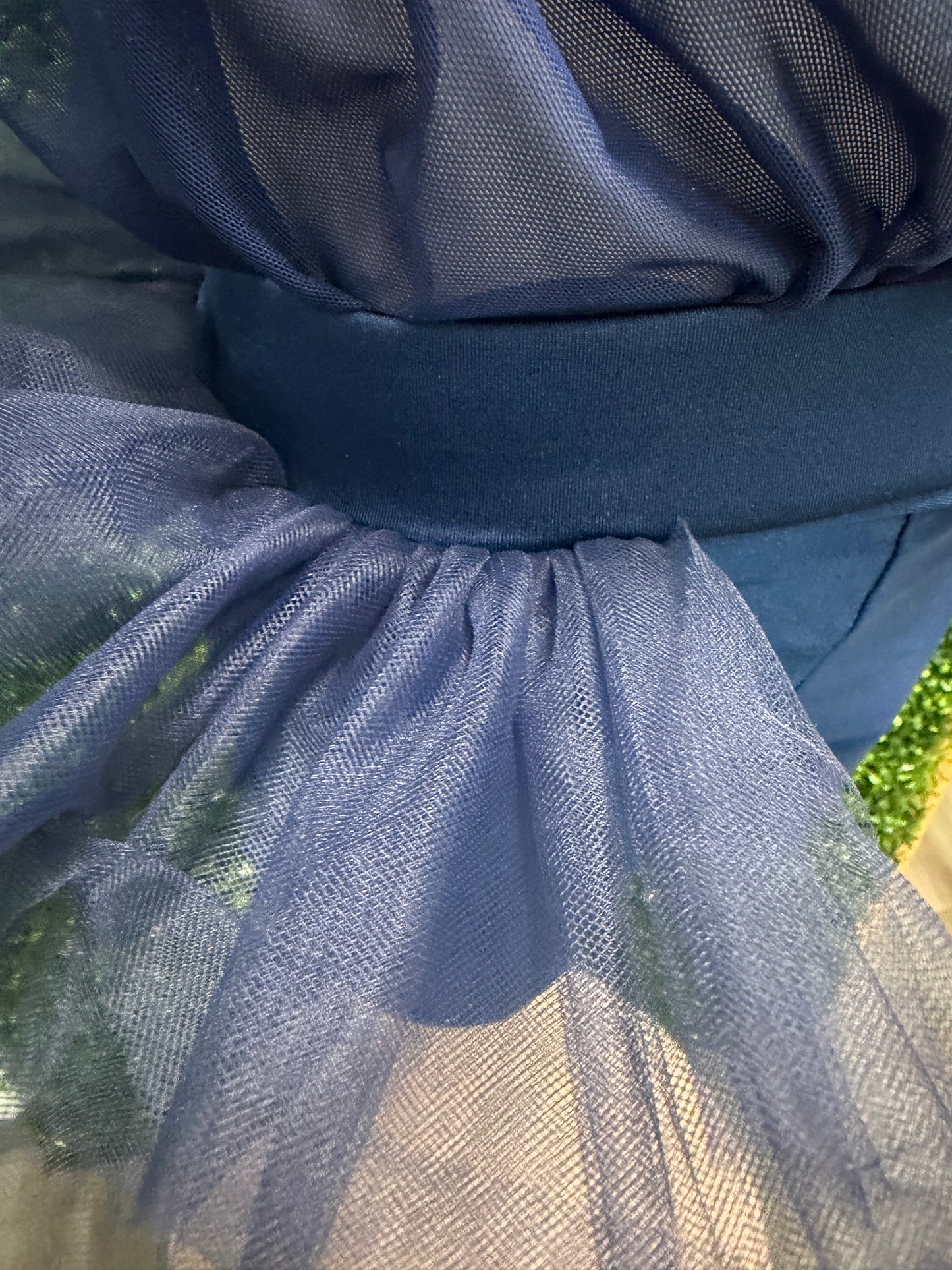 Child Medium Navy Short Tulle Costume
