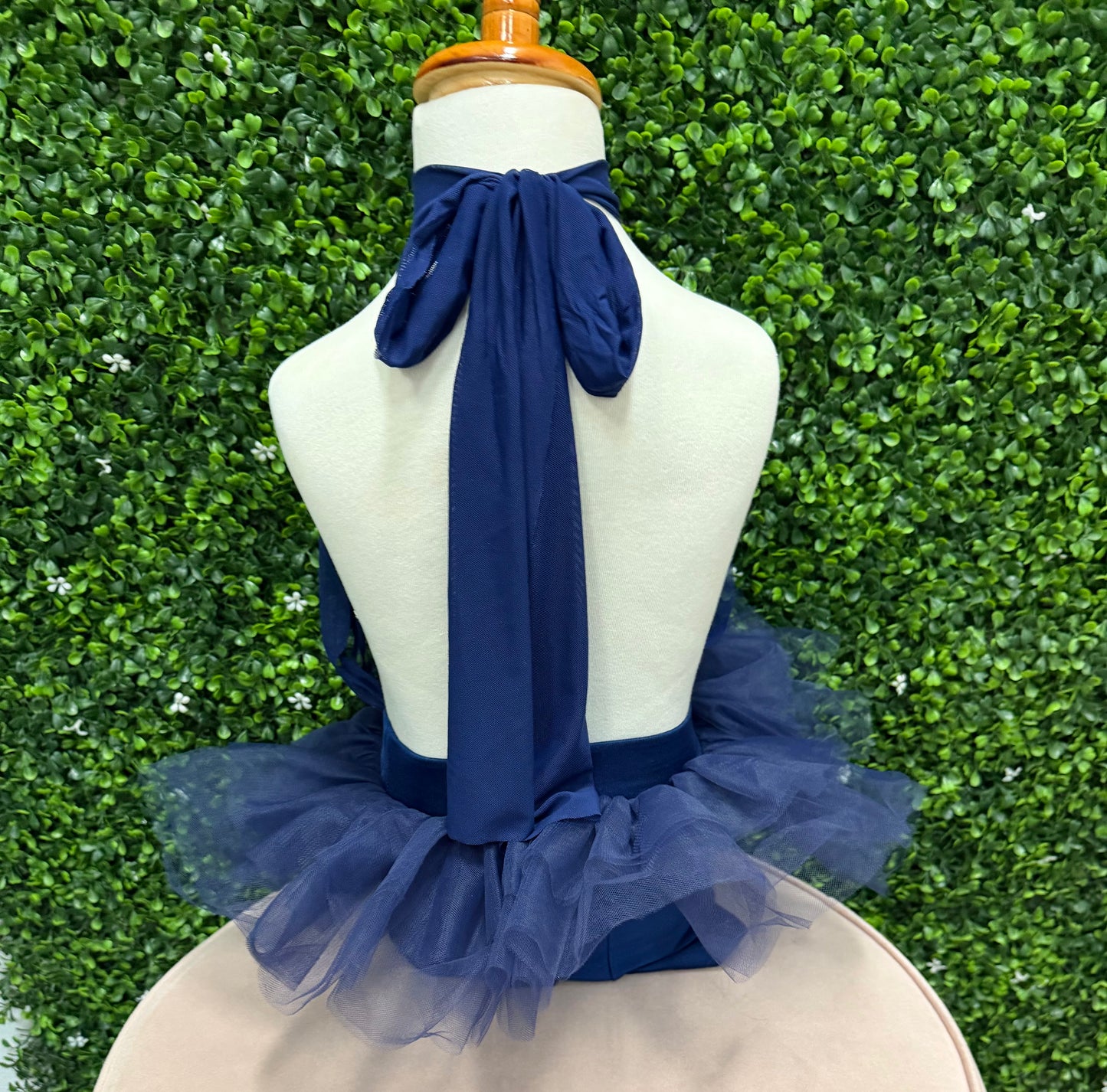 Child Medium Navy Short Tulle Costume