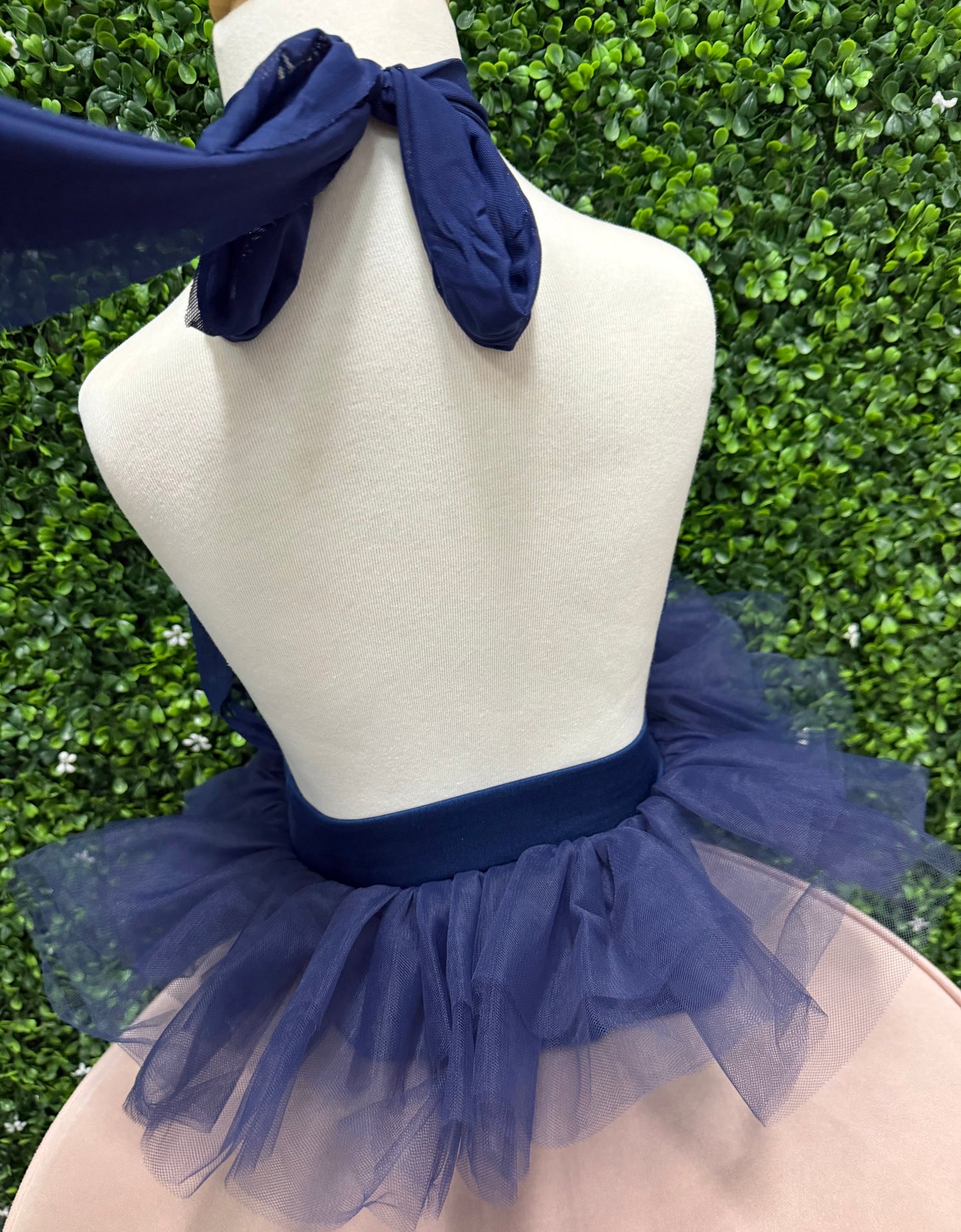 Child Medium Navy Short Tulle Costume