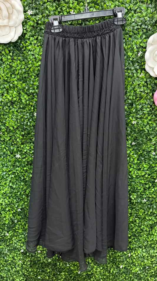 Adult Medium Black Sheer Skirt