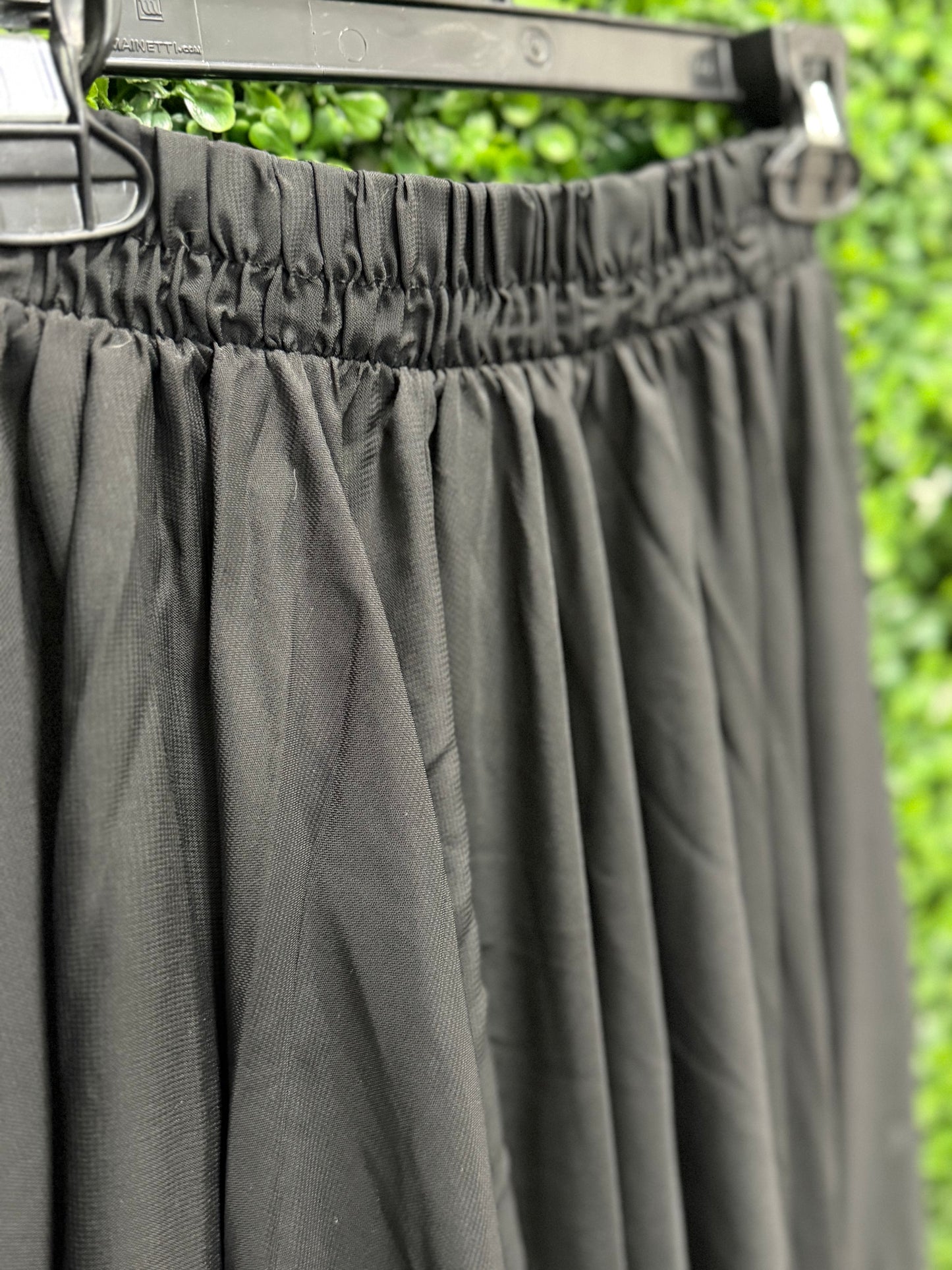 Adult Medium Black Sheer Skirt