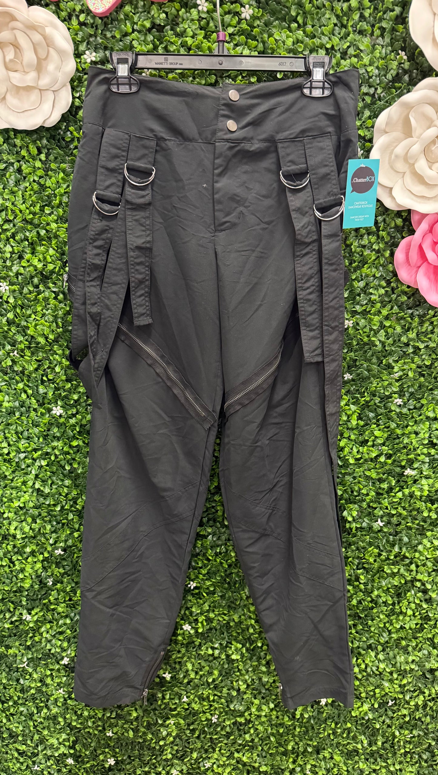 Adult Small Black Hip Hop Pants