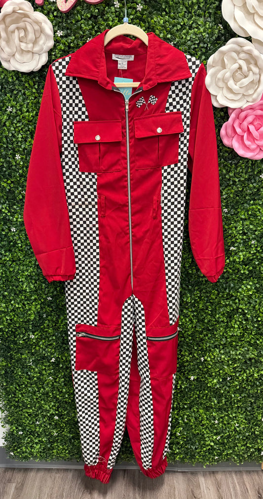 Adult Large Racecar Jumpsuit