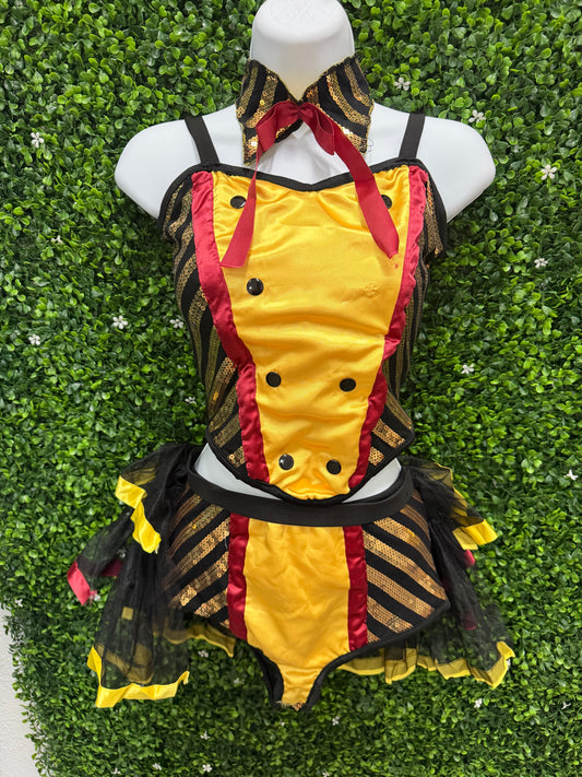 Child X-Large Yellow Black Stripped Costume