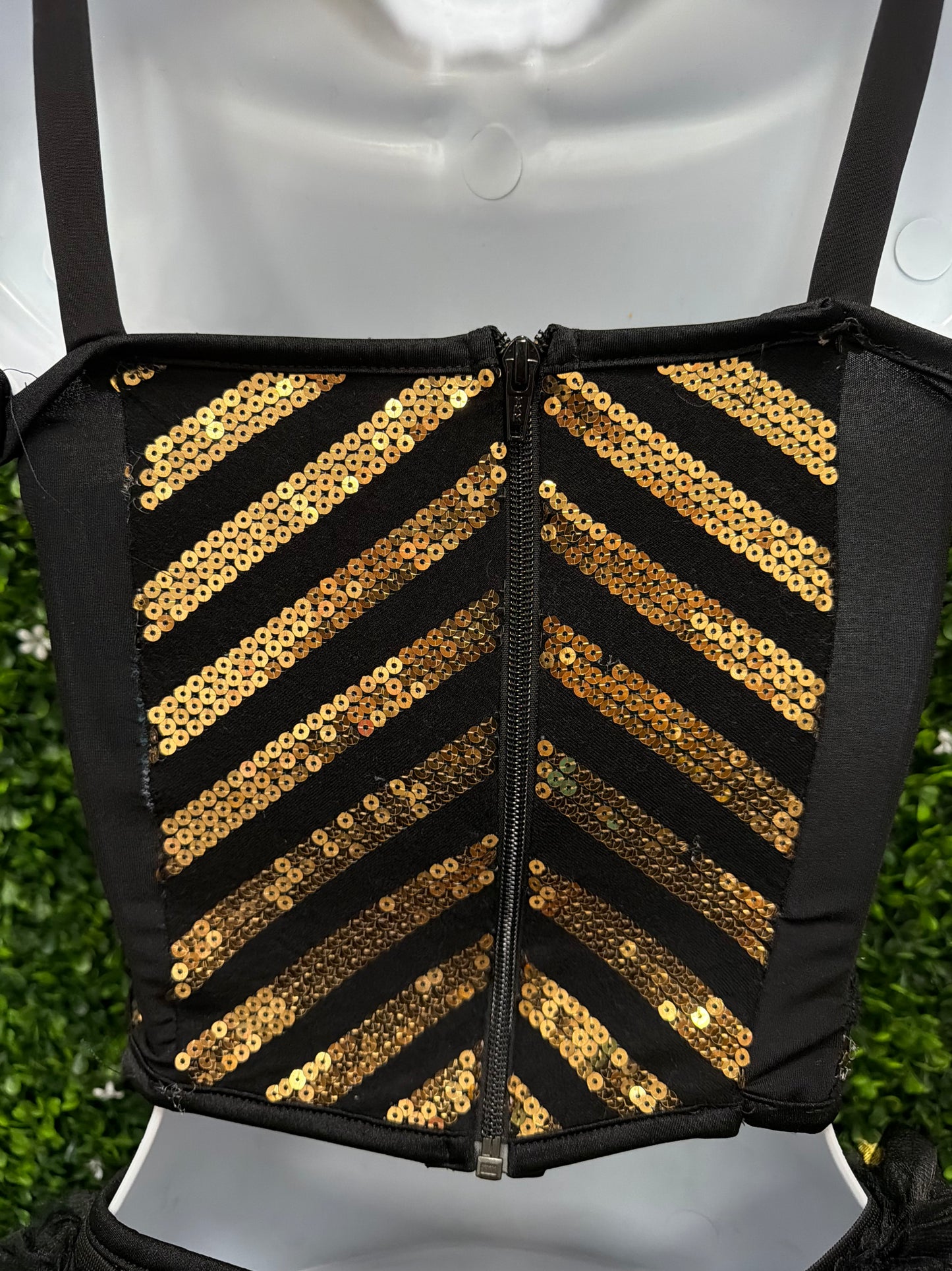 Child X-Large Yellow Black Stripped Costume
