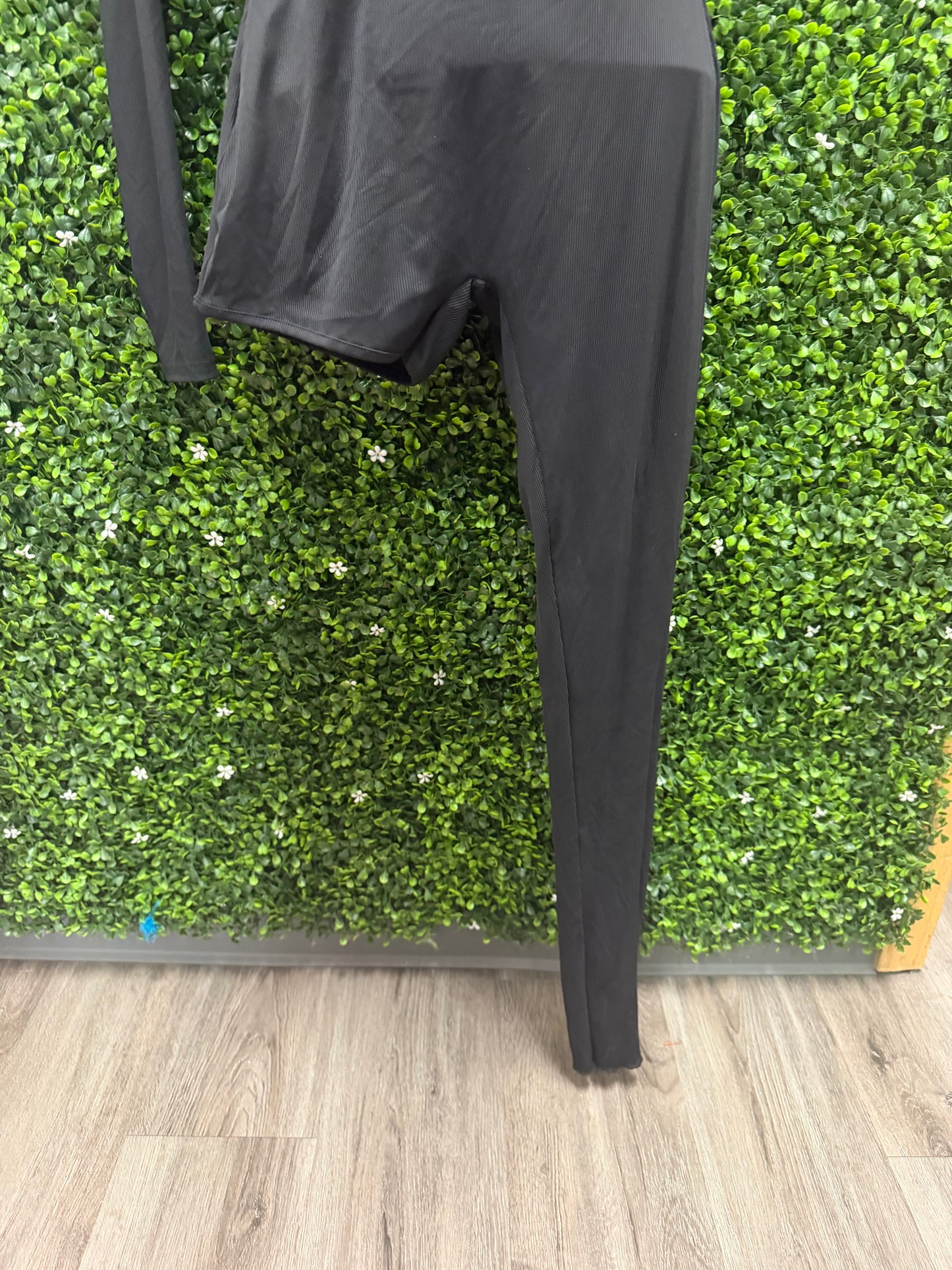 Adult Large Black One Leg One Arm Unitard