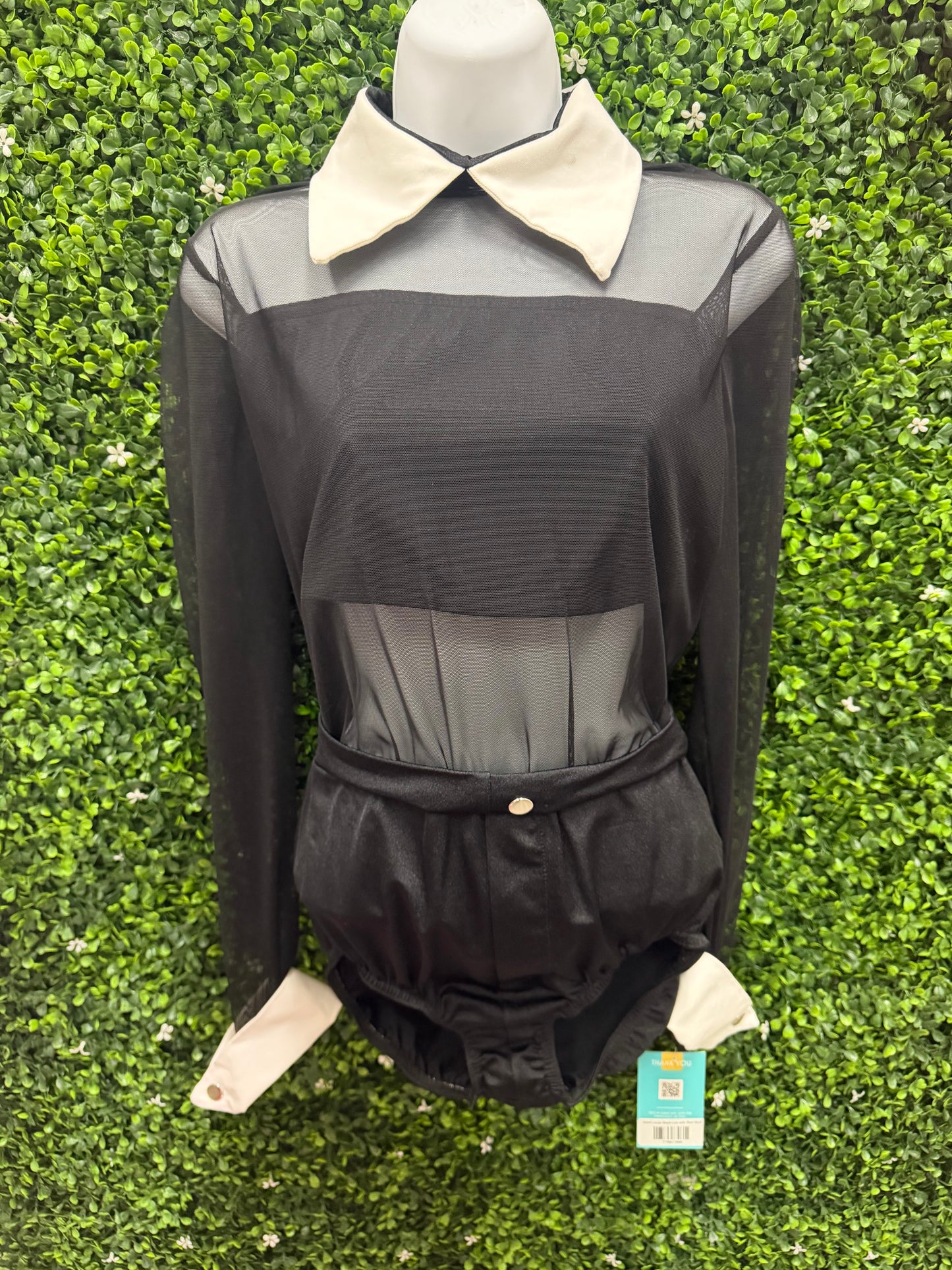 Adult Large Black Leo with Red Skirt