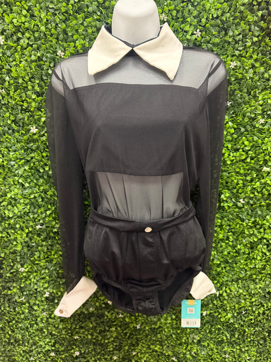 Adult Large Black Leo with Red Skirt