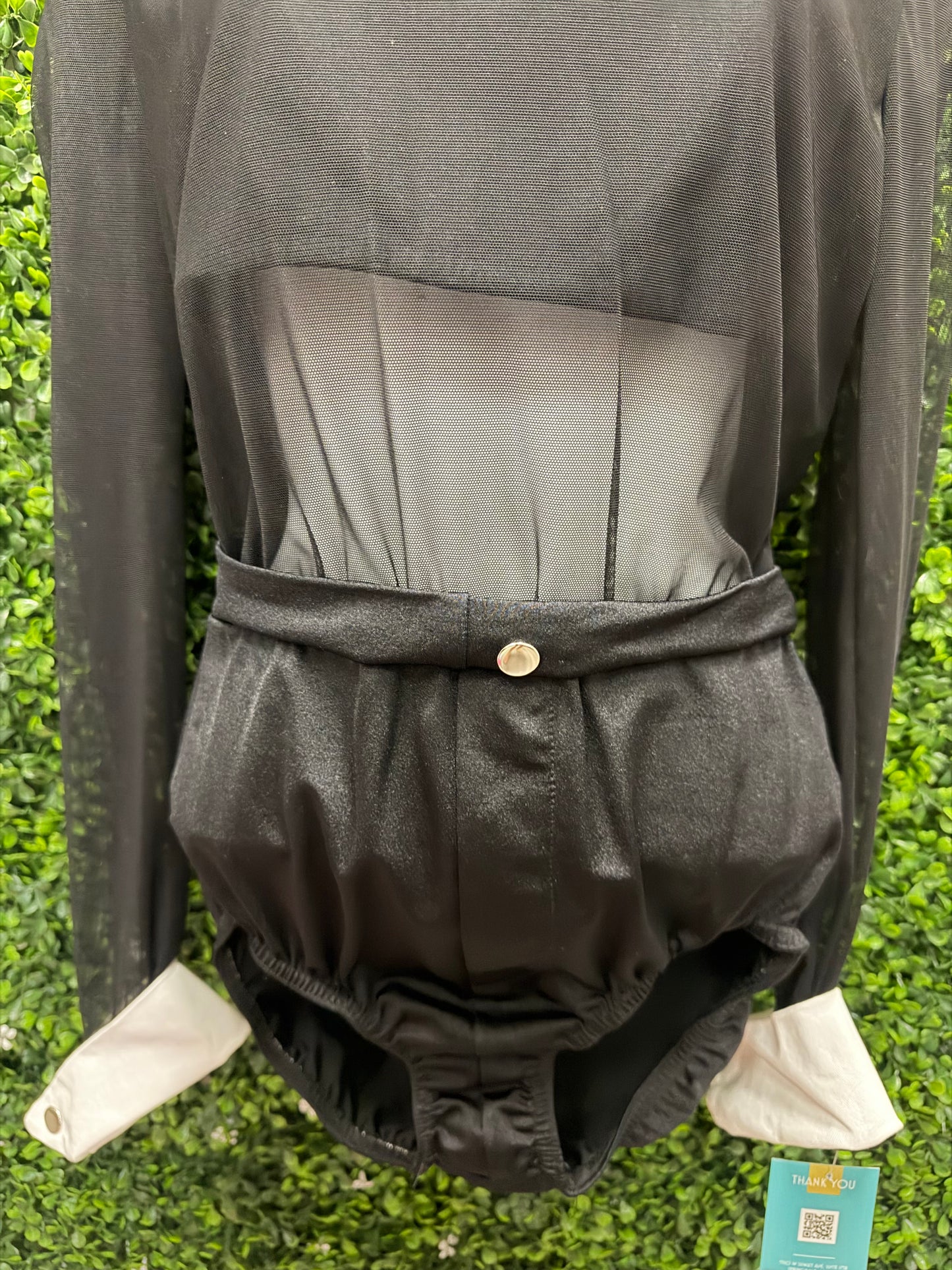 Adult Large Black Leo with Red Skirt