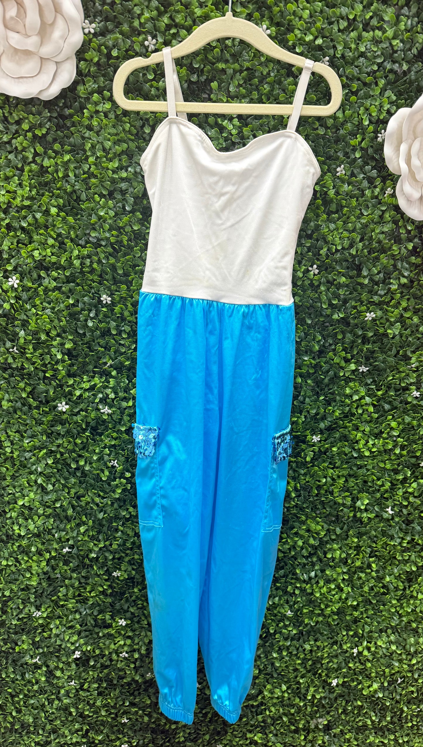 Child Intermediate Blue Sequin Costume