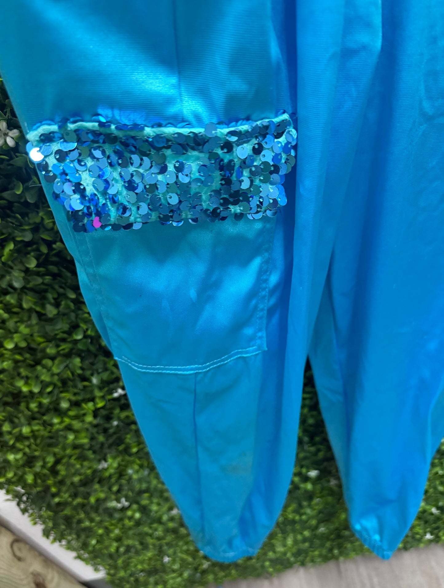 Child Intermediate Blue Sequin Costume