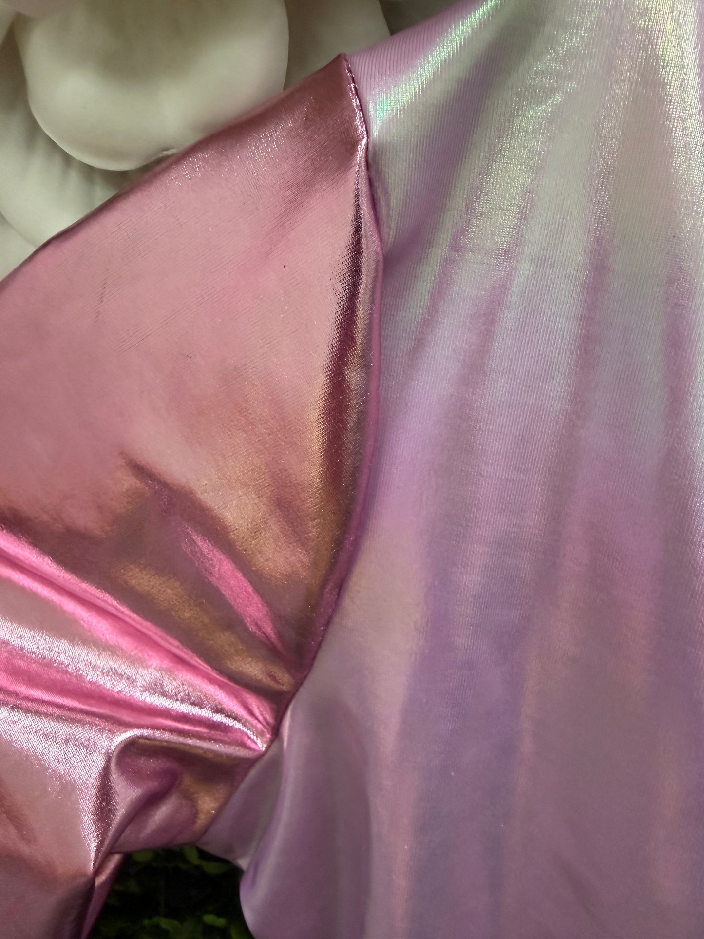 Child Medium Pink and Blue Holographic Costume