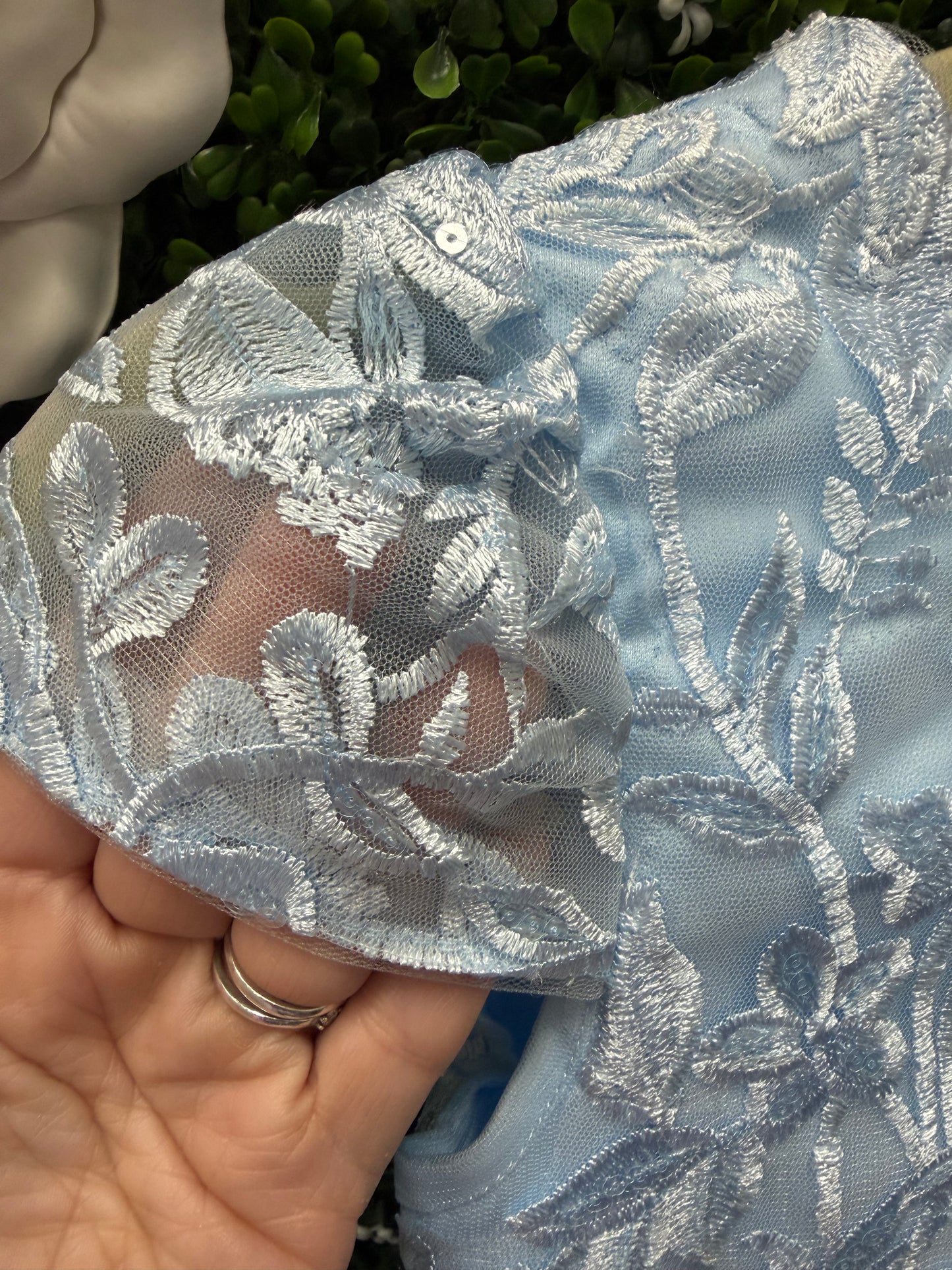 Child Large Blue Tulle Dress