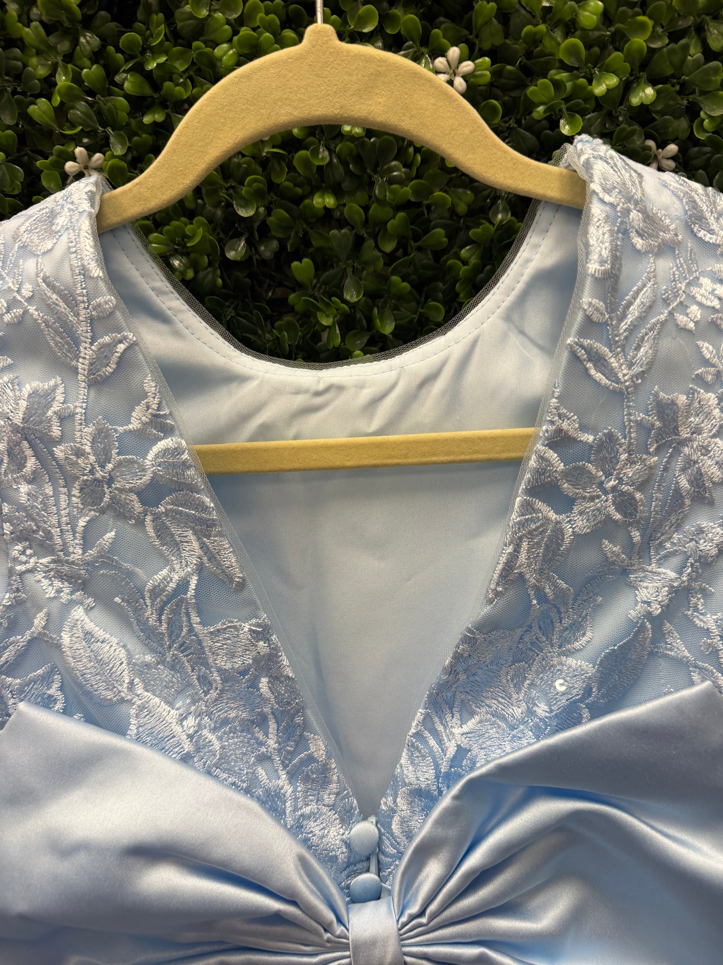 Child Large Blue Tulle Dress