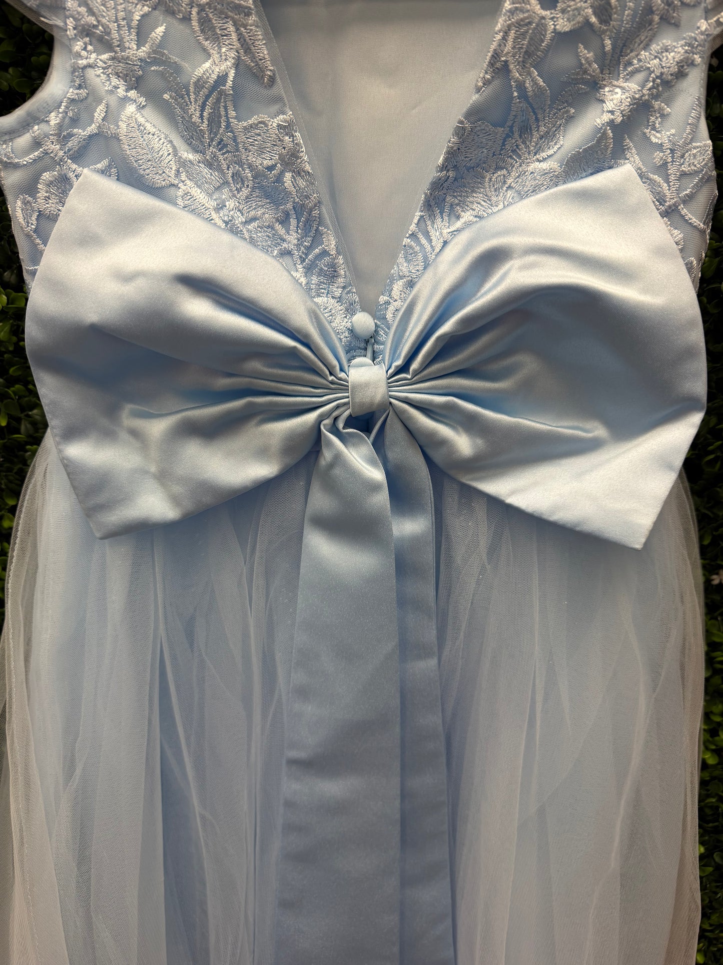 Child Large Blue Tulle Dress