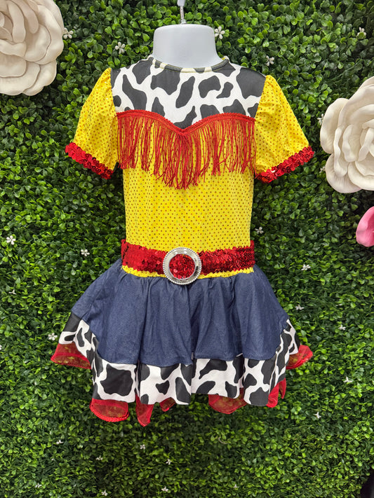 Child Small Cowgirl Fringe Dance Costume
