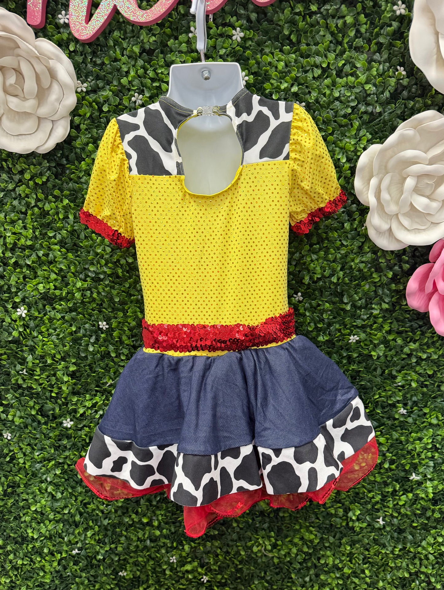 Child Small Cowgirl Fringe Dance Costume