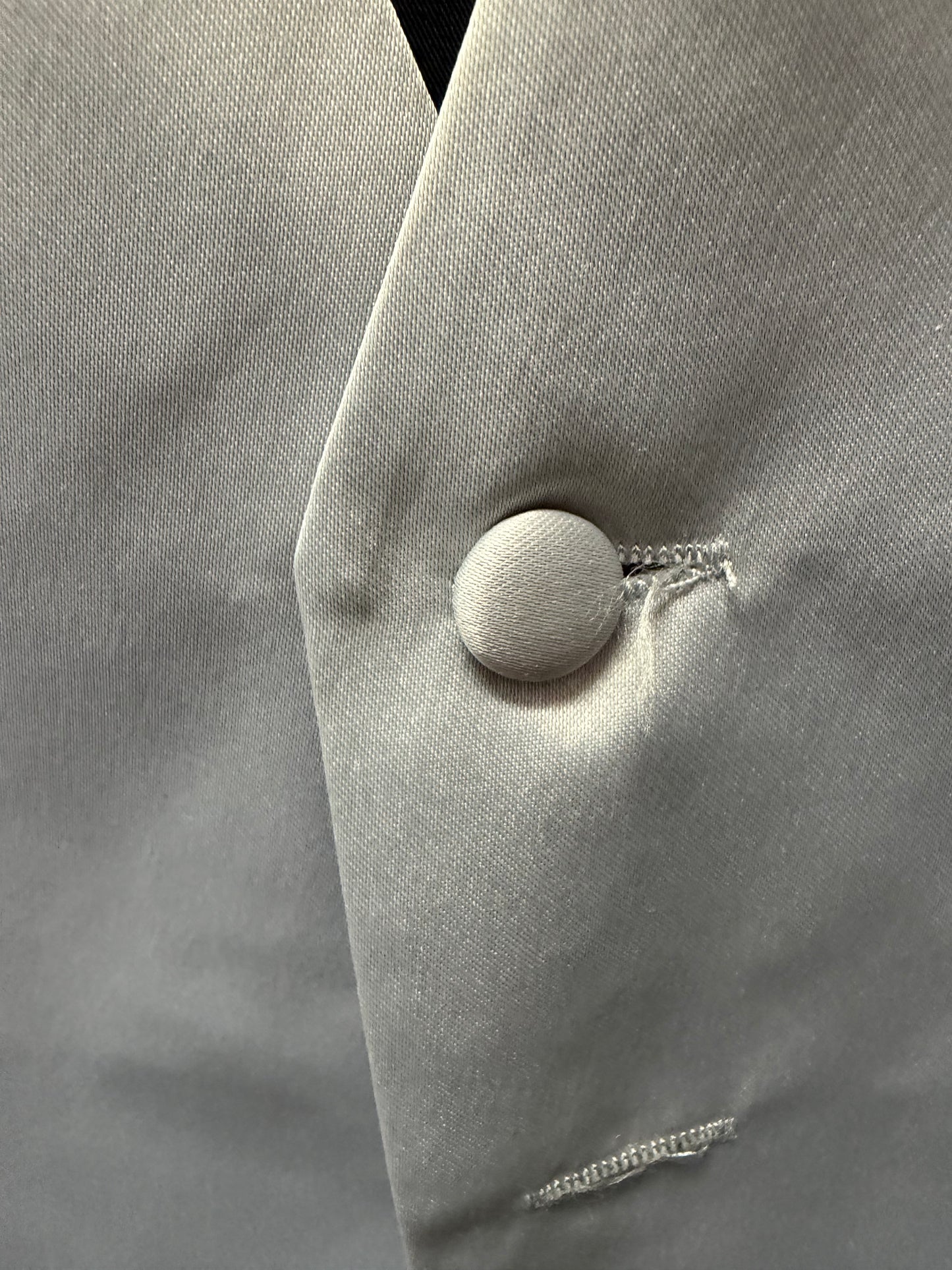 Adult X-Small 4 Piece Black and Silver Suit