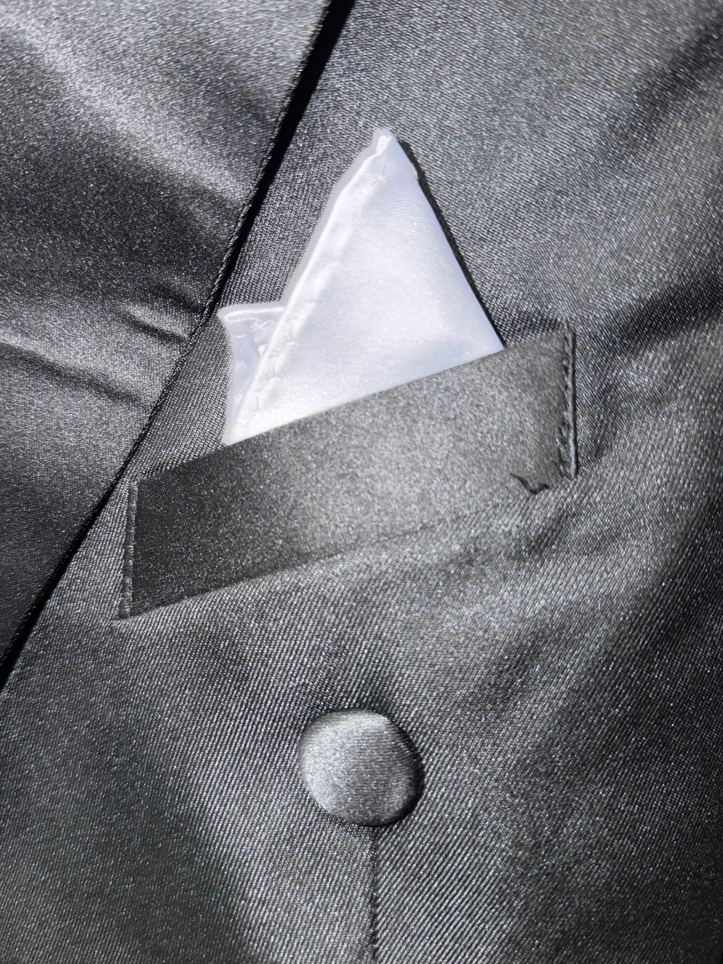 Adult X-Small 4 Piece Black and Silver Suit