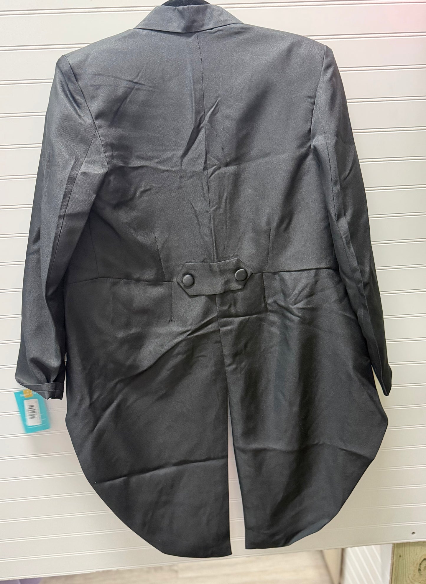 Adult X-Small 4 Piece Black and Silver Suit