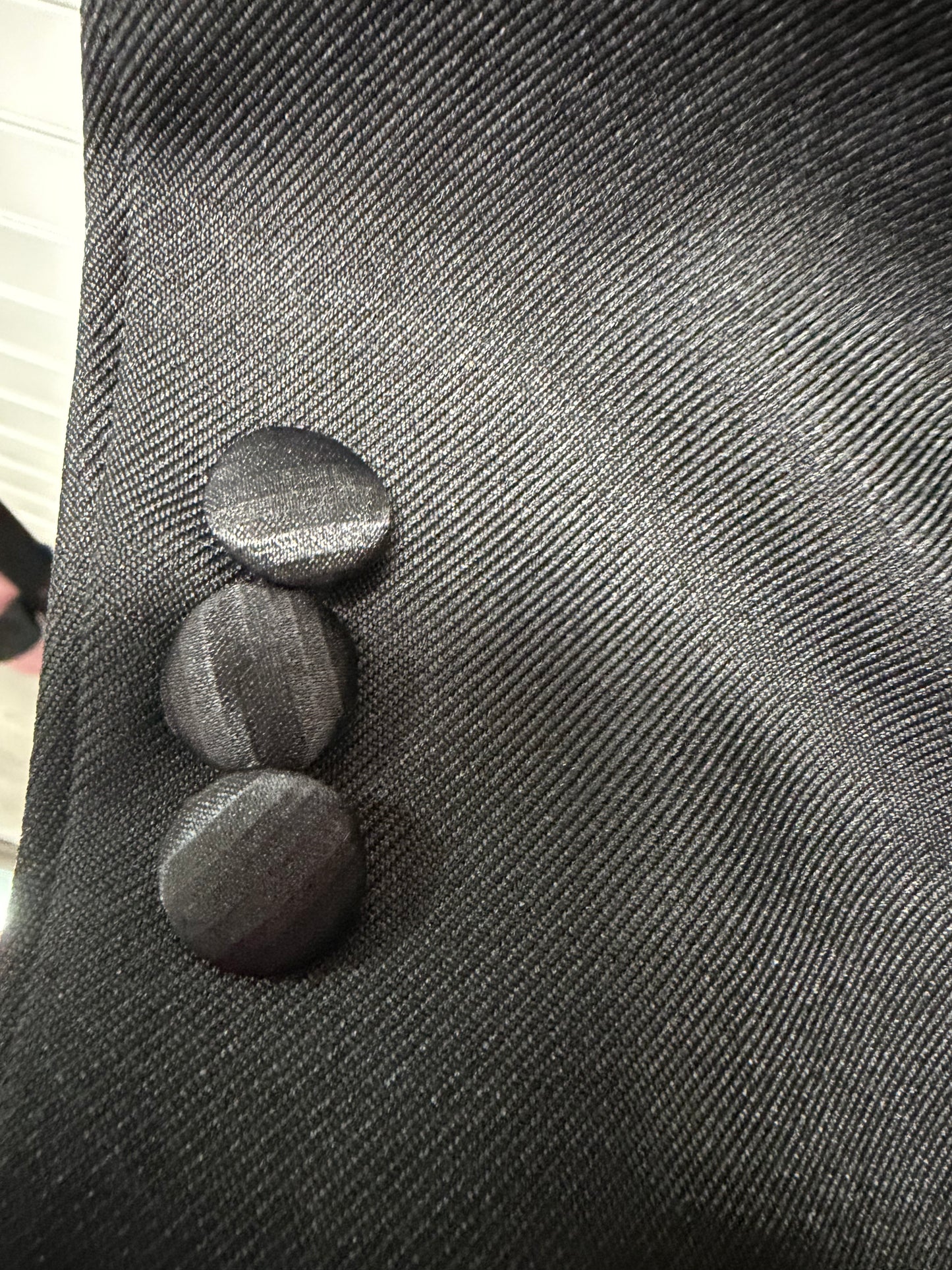 Adult Small Black 3 Piece Suite with Stones