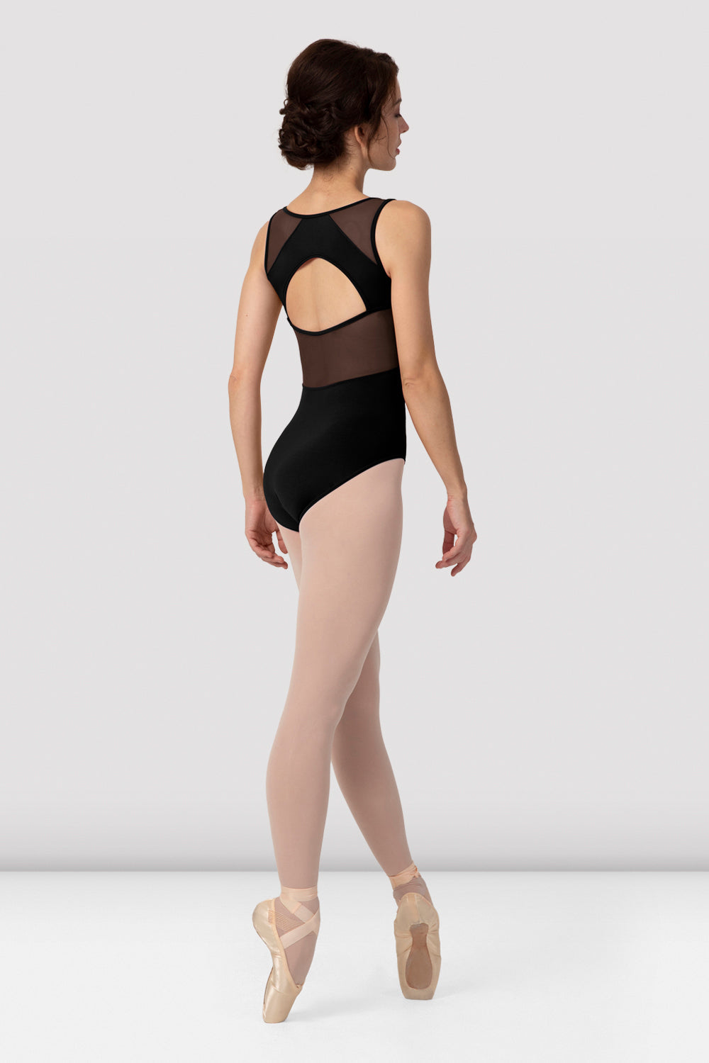 Bloch V Neck Open Back Tank Leotard - Adult