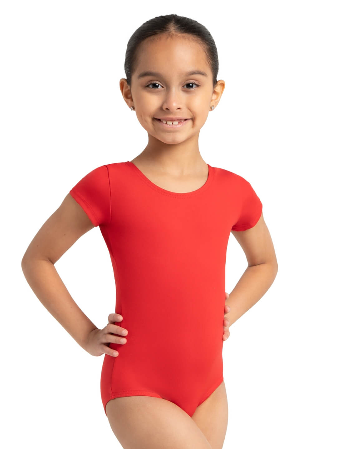 Capezio Team Basic Short Sleeve Leotard - Child