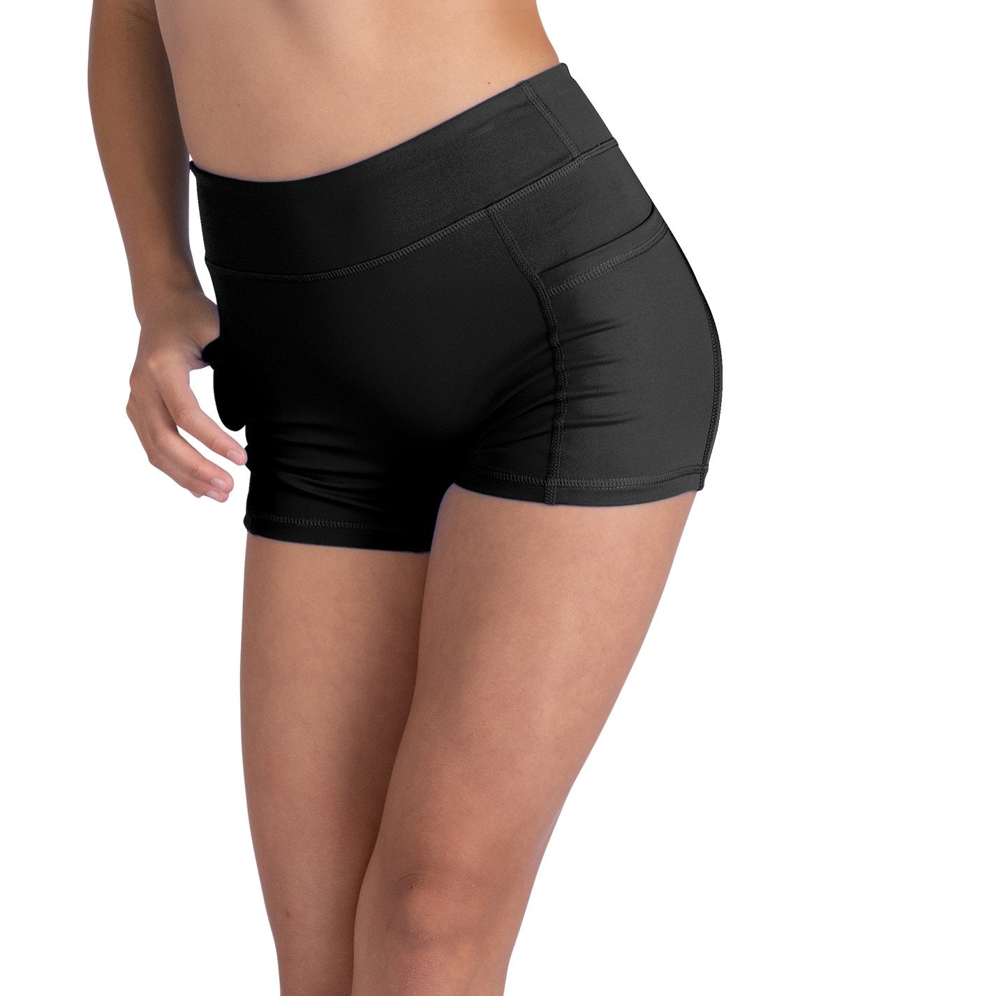 DanzNmotion High Waist Short With Pockets - Child