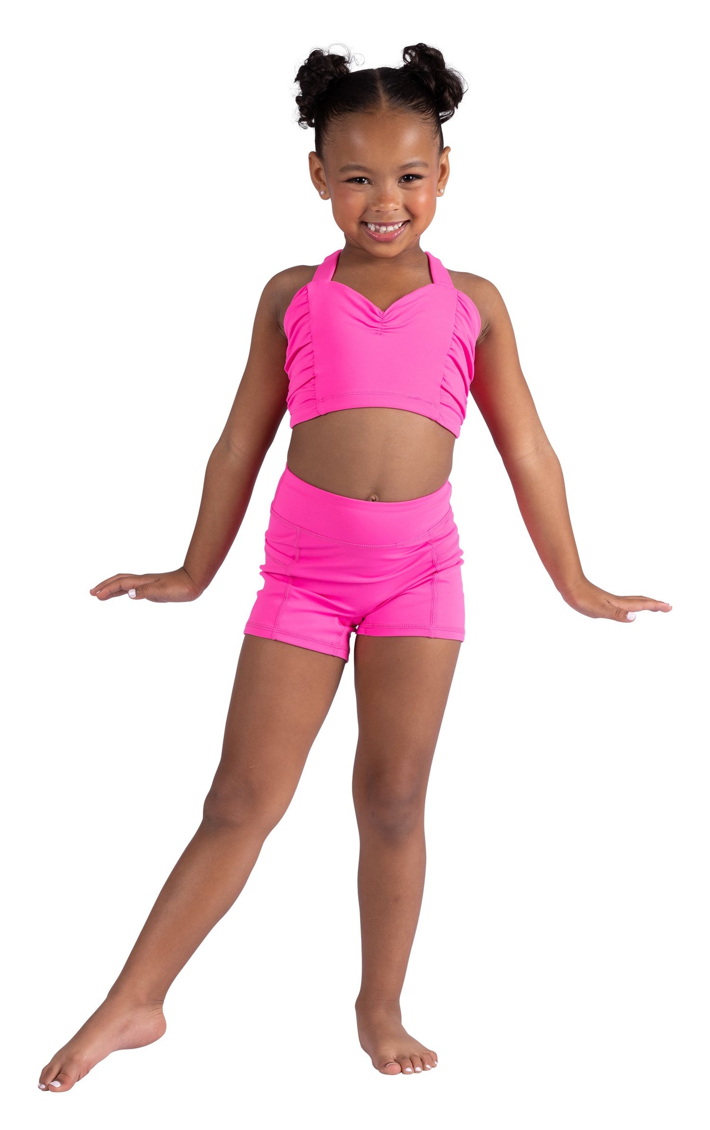 DanzNmotion Cinched Halter Top - Child
