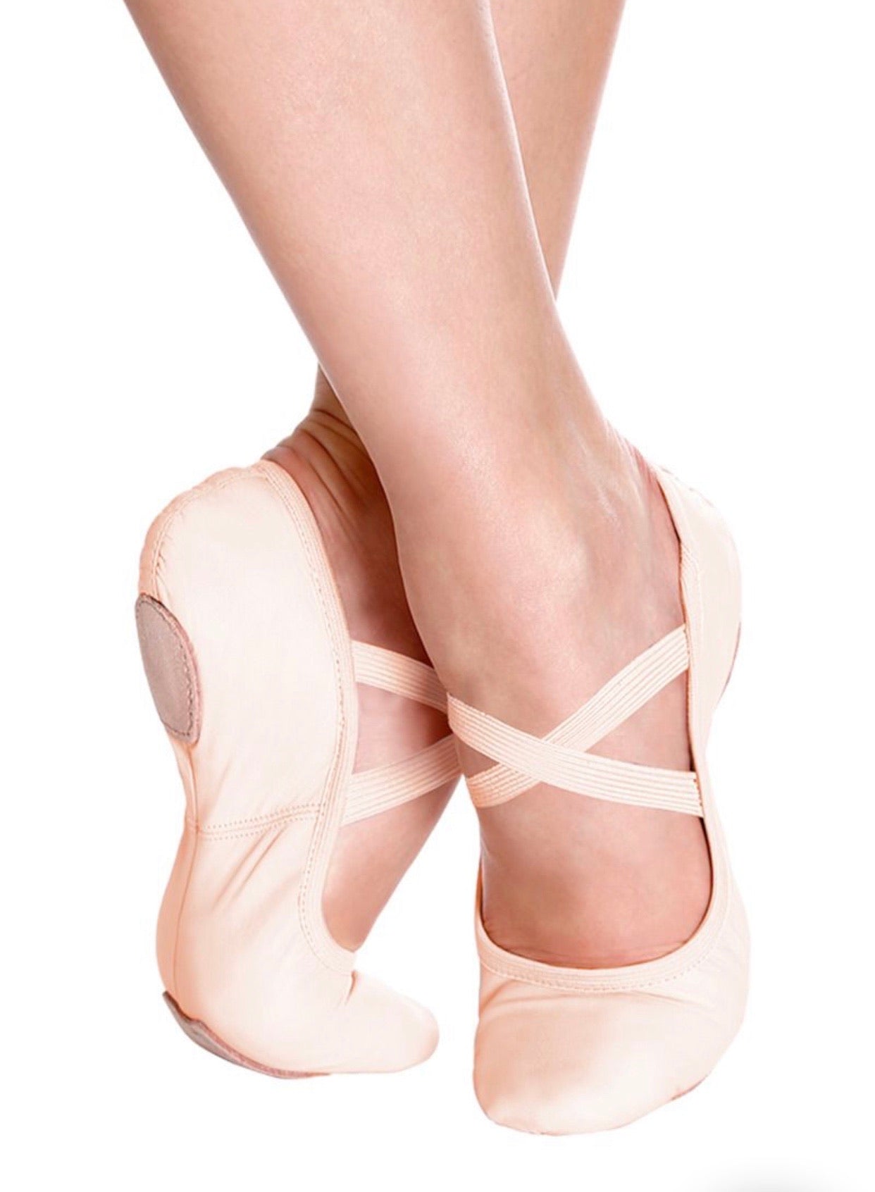 So Danca Brit Leather Split Sole Ballet Slipper - Adult